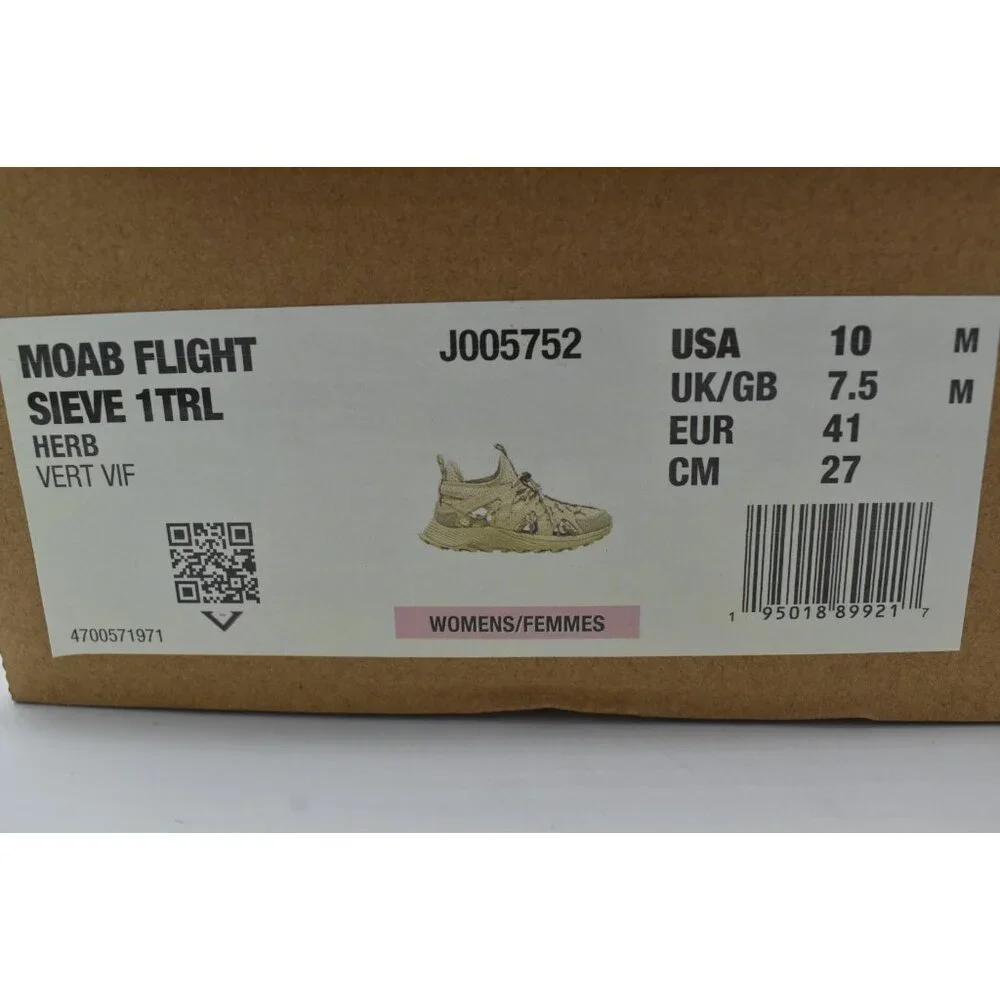 Merrell Womens Size 10 MOAB Flight Sieve‎ 1TRL Herb Amphibious Water Shoes